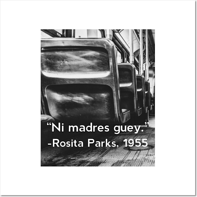 Rosita Parks-1955 Wall Art by MessageOnApparel